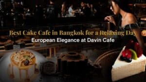 Delicious cake cafe at Davin Cafe European-style dessert and premium coffee shop