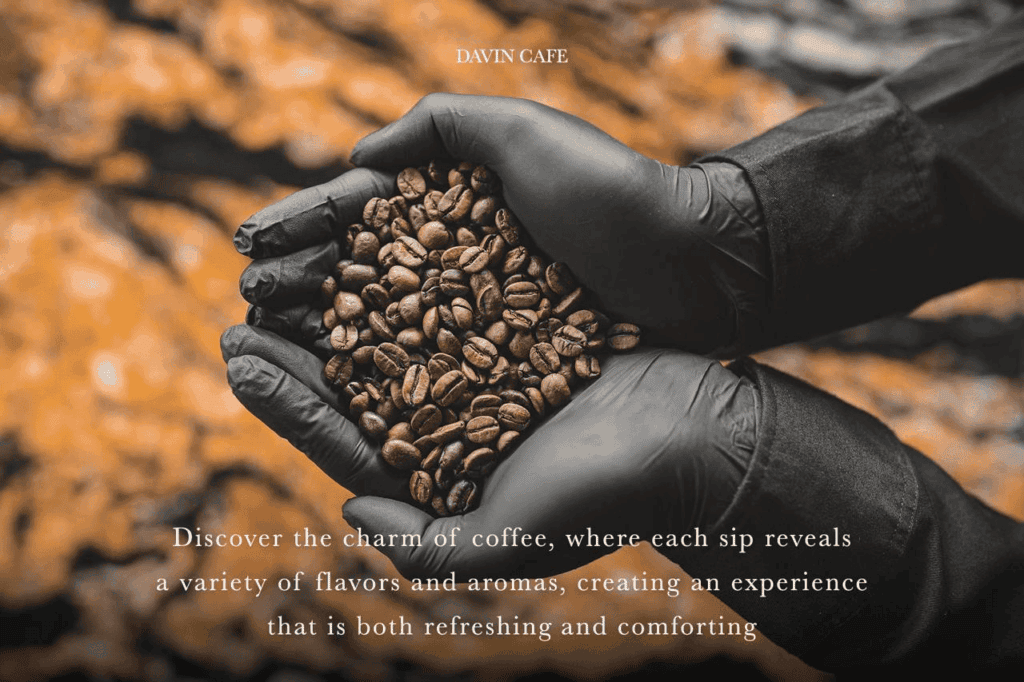 Latte art specialty coffee beans in barista hands before brewing coffee and creating latte art in a premium coffee cafe