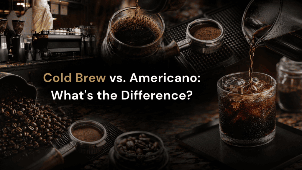 Cold Brew coffee at DAVIN CAFE featuring premium roasted coffee beans and slow cold extraction, highlighting the key differences between Cold Brew and Americano for coffee enthusiasts seeking a smoother and richer coffee experience