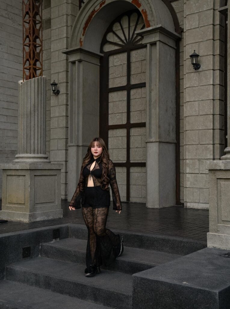 European-style cafe in Bangkok with a classic European-inspired photo spot at DAVIN CAFE